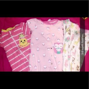 3-6 month long sleeve onesies